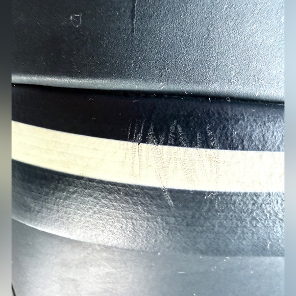 Hunter Original Short Wedge Backstrap Nords Boots Navy Dark Slate White Size 9 - Picture 9 of 9